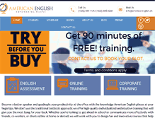 Tablet Screenshot of americanenglish.ph
